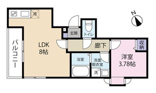 Primevere西山の物件間取画像